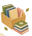 本のBOXのイラスト